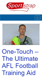 Mobile Screenshot of blog.sportstrap.com.au